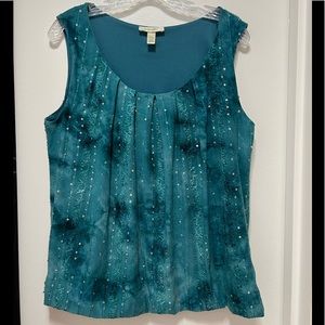 Sleeveless Bubble Hem Top